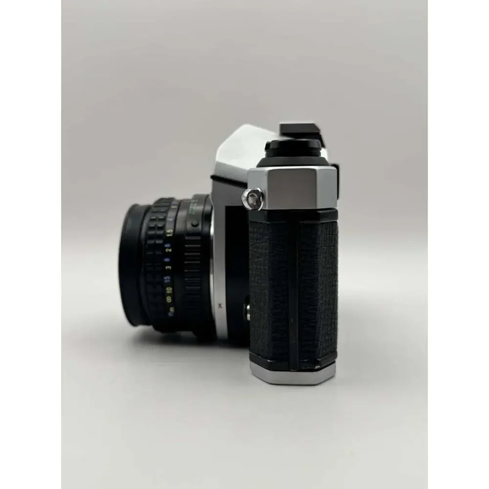 Asahi Pentax K1000 35mm SLR Film Camera SMC Pentax-M 50mm f/1.7 Lens Meter OK